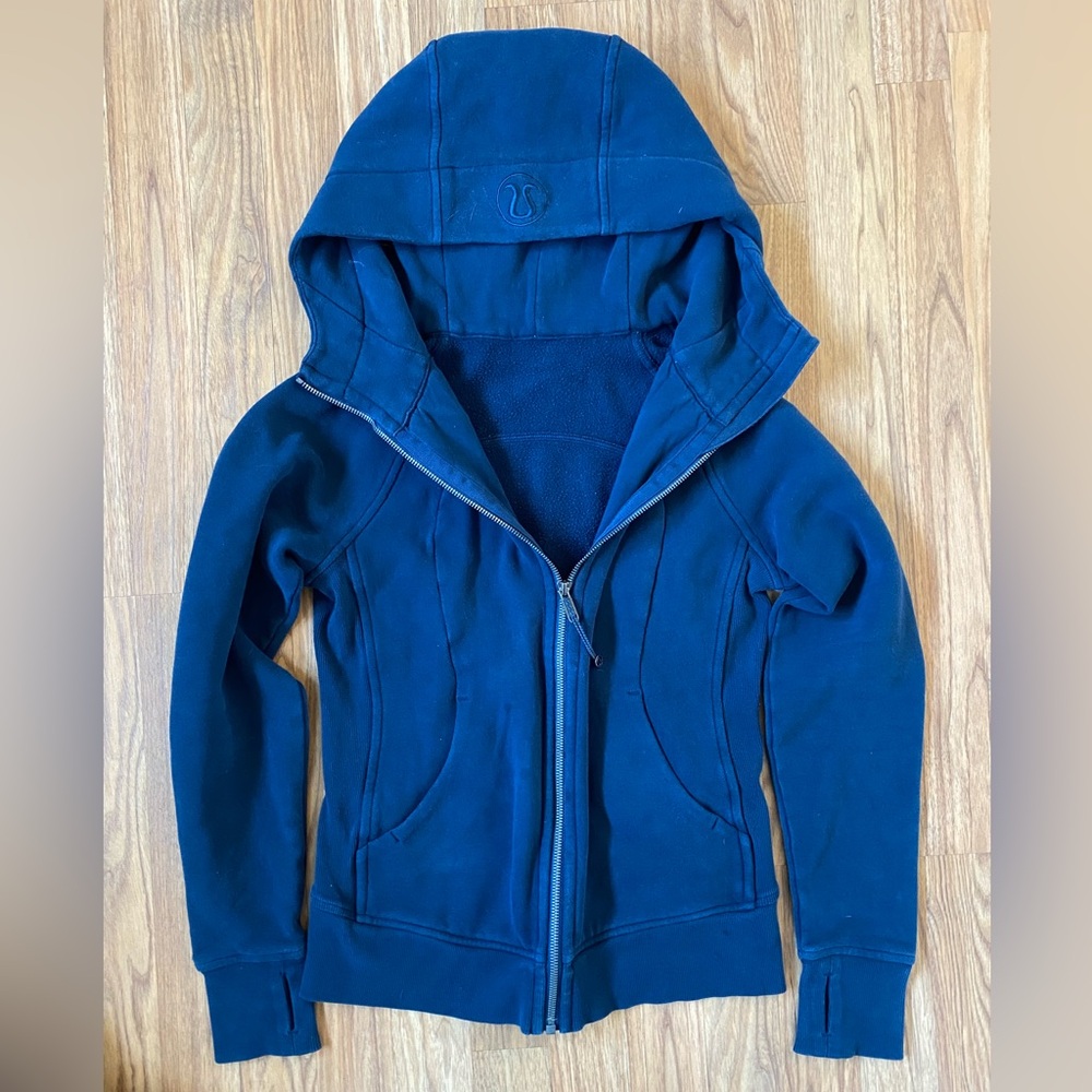 Lululemon Scuba Full Zip Hoodie- Dark Teal